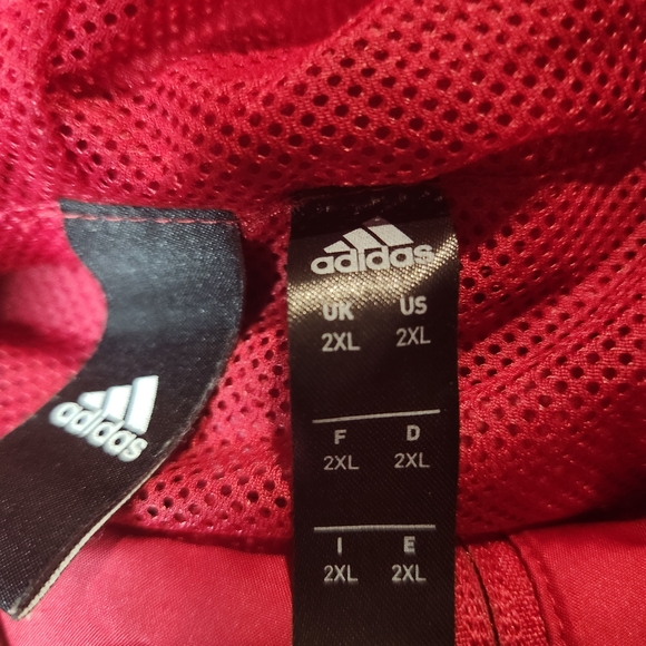 adidas Red and Black Men's Jacket XXL EUC - Picture 5 of 7
